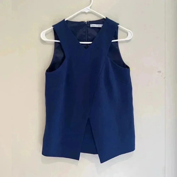 Camilla and Marc Black structured spiner tank - Picture 1 of 6